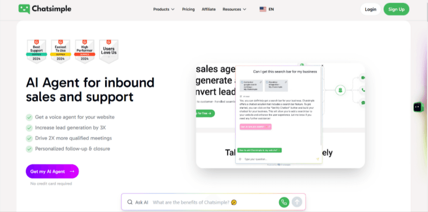 Expertise's AI agent for WordPress