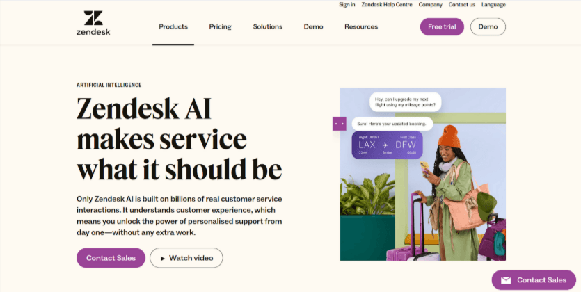 Zendesk’s AI WordPress chatbot