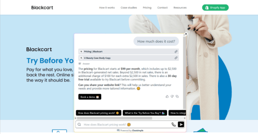This image shows how to define triggered actions for your AI agent for lead qualification and generation