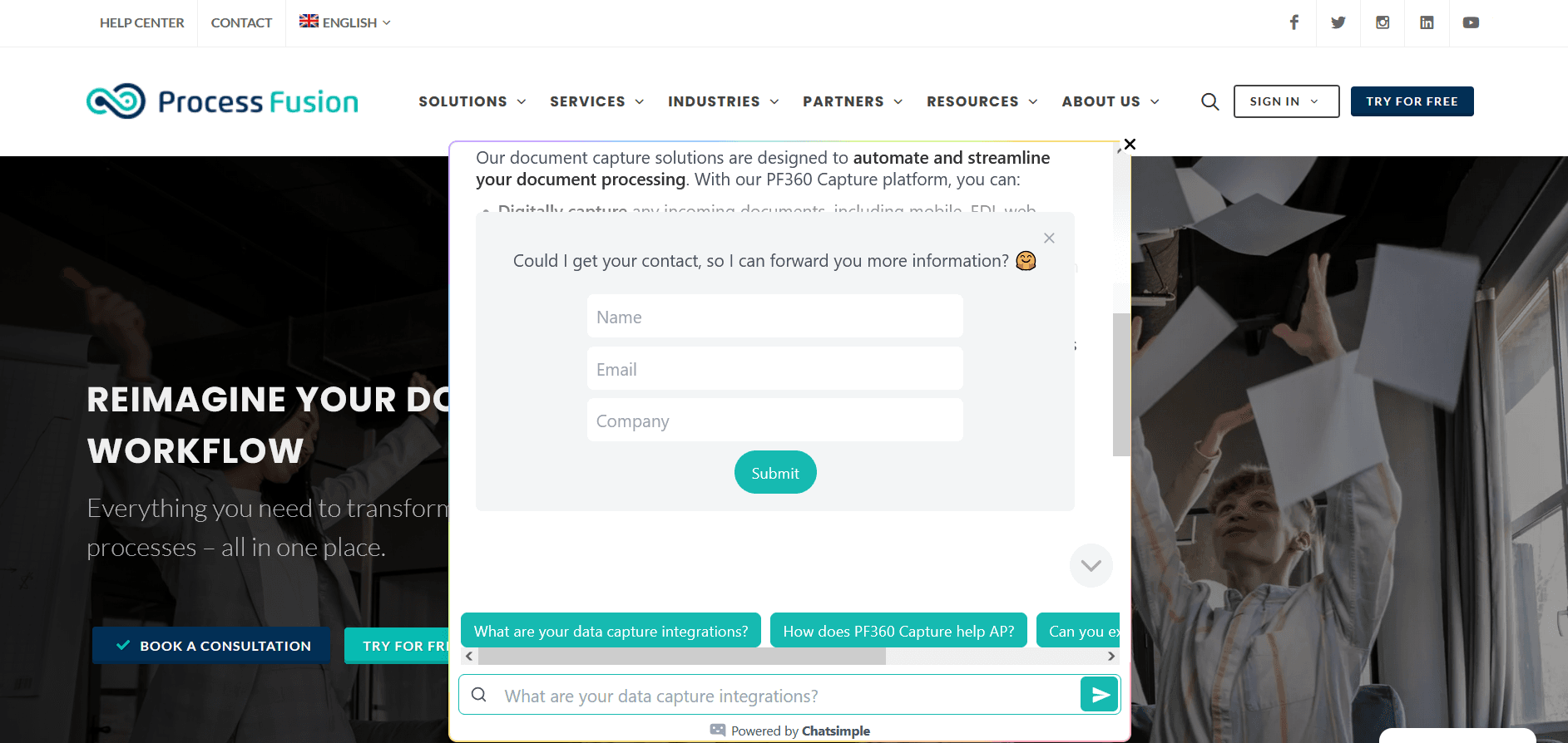 Expertise's AI sales agent helps you collect more leads